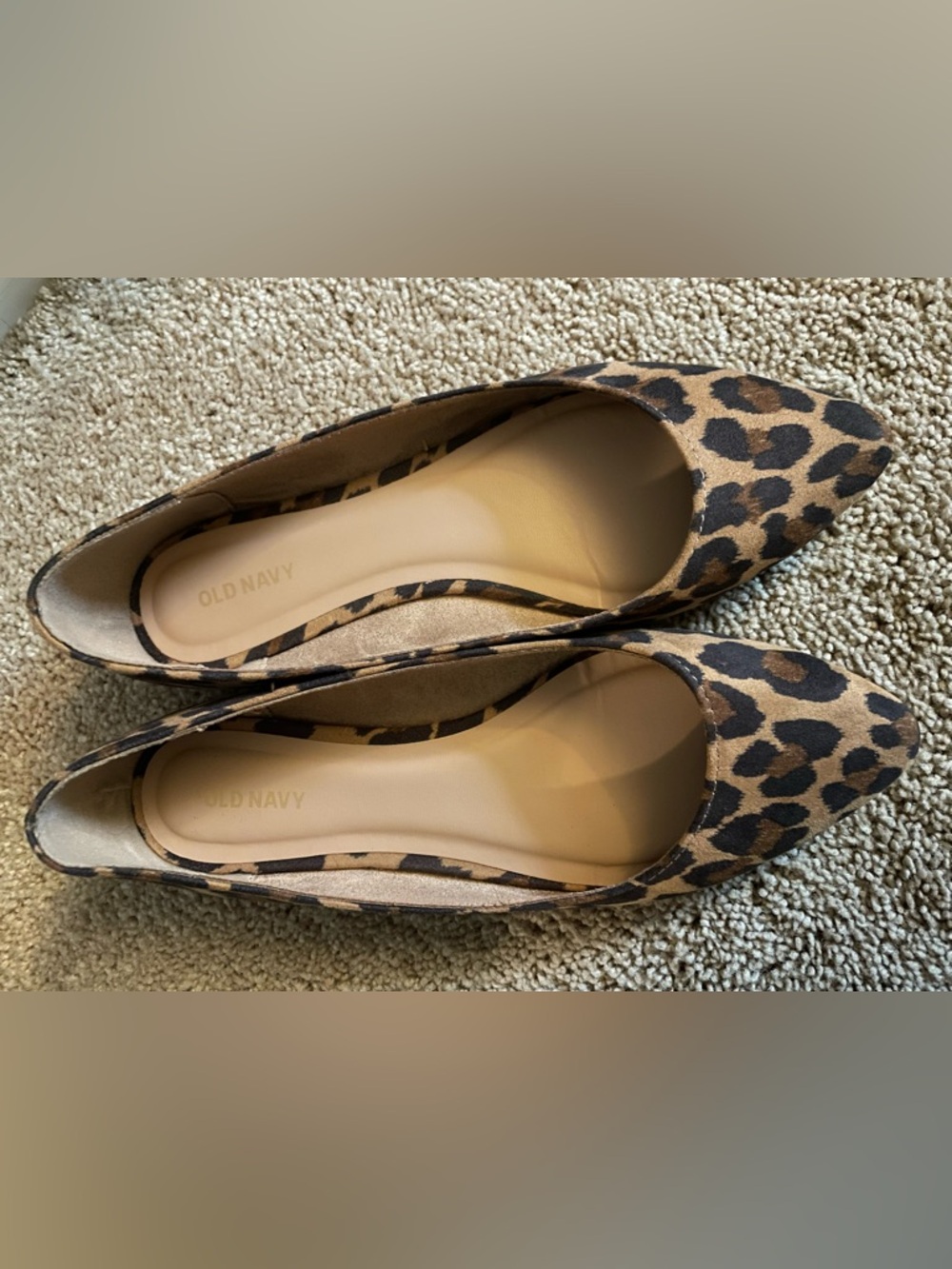 Old Navy Leopard Print Flats - Size 8